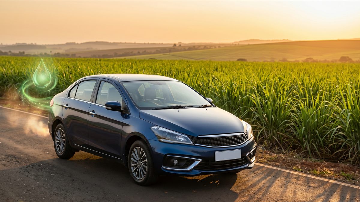 Maruti Suzuki flex-fuel and ethanol car concept representing India's clean-fuel future