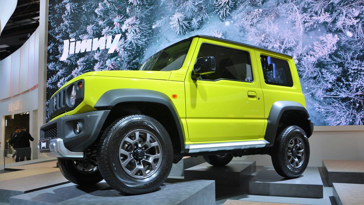 Maruti Suzuki Jimny 5-door off-road SUV on a trail